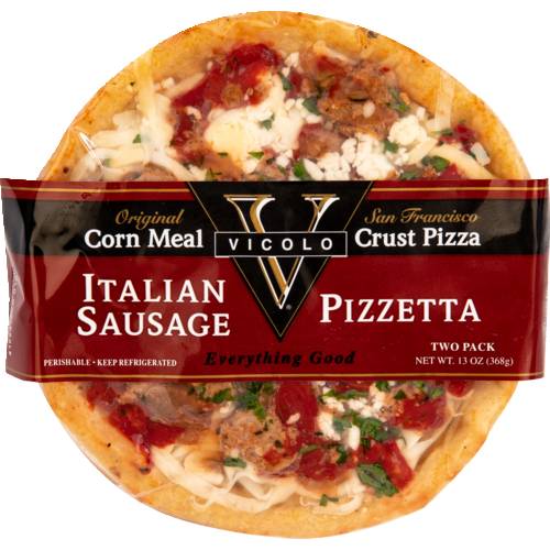 Vicolo Italian Sausage Pizzetta 2 Pack