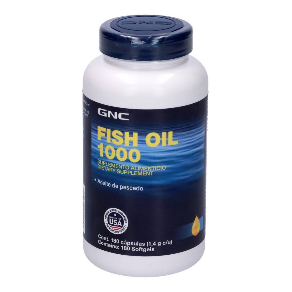 Compra GNC Aceite de pescado 1000 capsulas 1.4 g Envio a Domicilio En Menos de una Hora Vitaminas y Suplementos Uber Eats