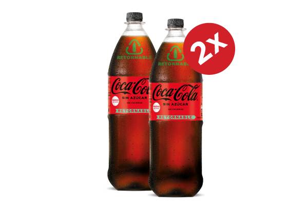 2x Beb. Coca Cola Retornable 2Lt