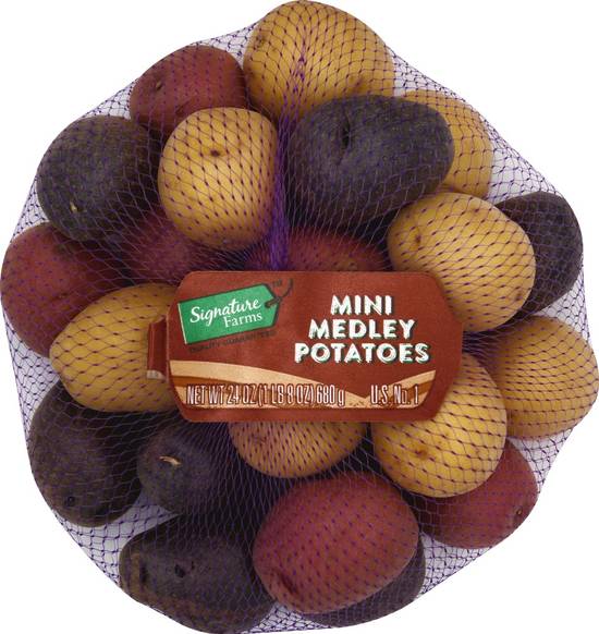 Order Signature Farms · Mini Medley Potatoes (24 oz) food online from Safeway store, Eureka on bringmethat.com