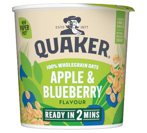 Quaker Apple-Blueberry, Oat So Simple Pot (57g)