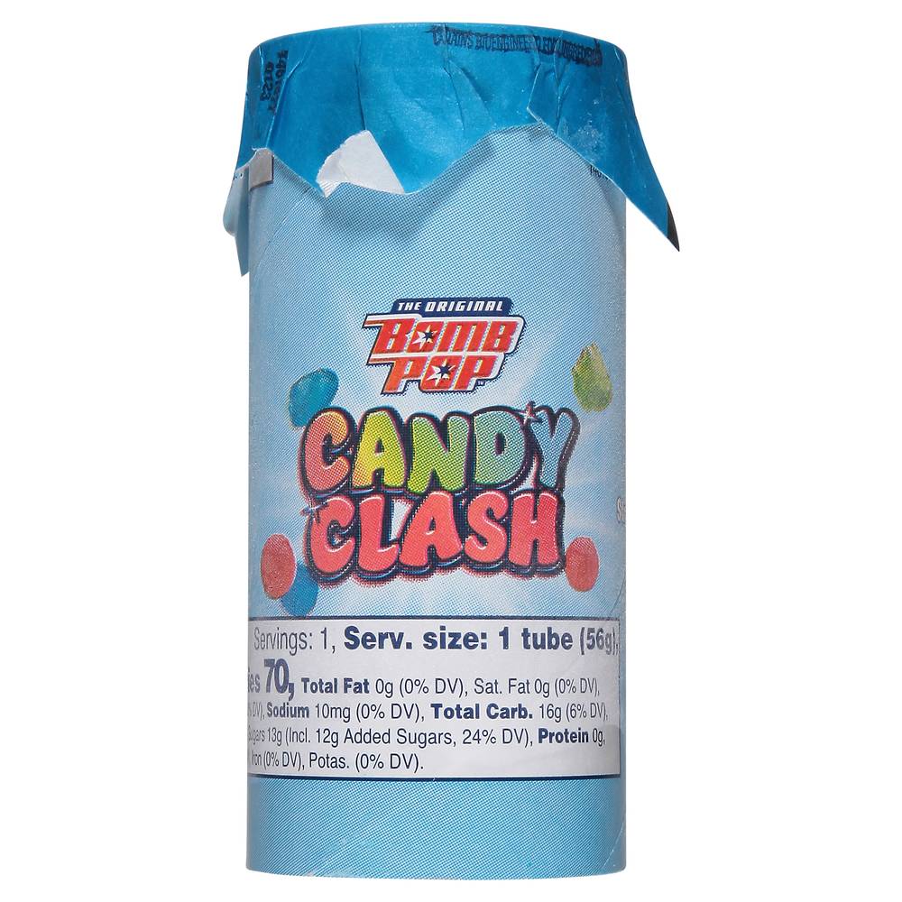 Bomb Pop Candy Clash Cool Tube, Blue Raspberry-Strawberry-Watermelon (3 fl oz)