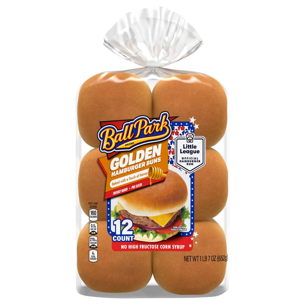Ball Park Golden Hamburger Buns (12 ct)