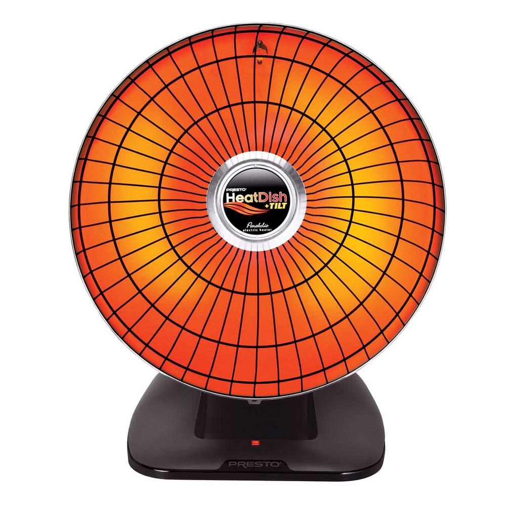 Presto Heatdish Plus Tilt Parabolic Heater (black)