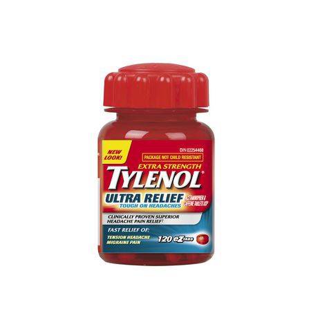 Tylenol Ultra Relief Tough on Headaches Eztabs (130 g)