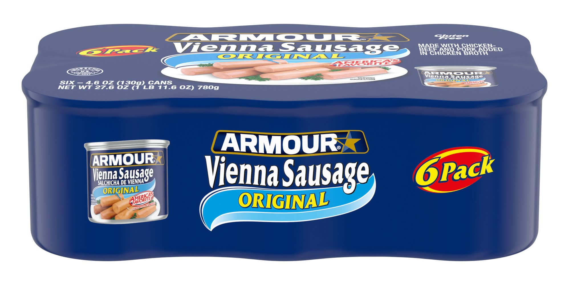 Armour Original Vienna Sausage (6 x 4.6 oz)