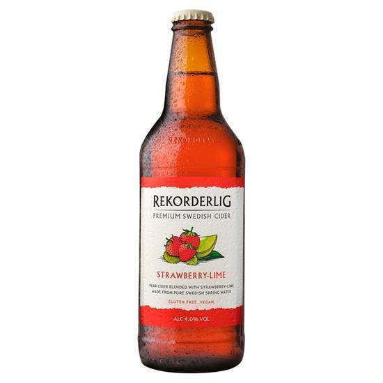 Rekordling Premium Swedish Strawberry Lime Cider 500ml