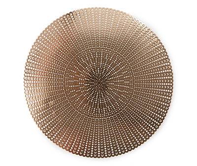 Real Living Round Placemat (Gold)
