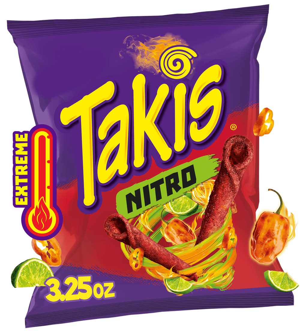 Takis Extreme Tortilla Chips, Habanero & Lime (3.25 oz)