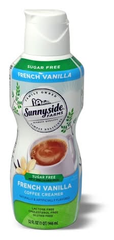 Sunnyside Farms Coffe Creamer, French Vanilla (32 fl oz)