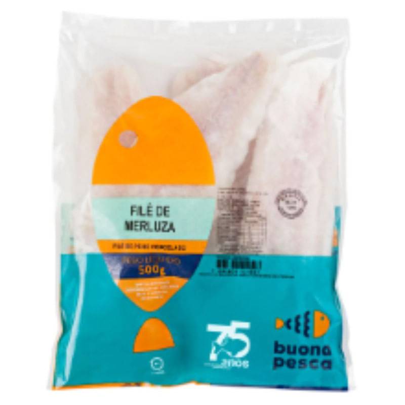 Buona pesca filé de merluza sem pele (500g)