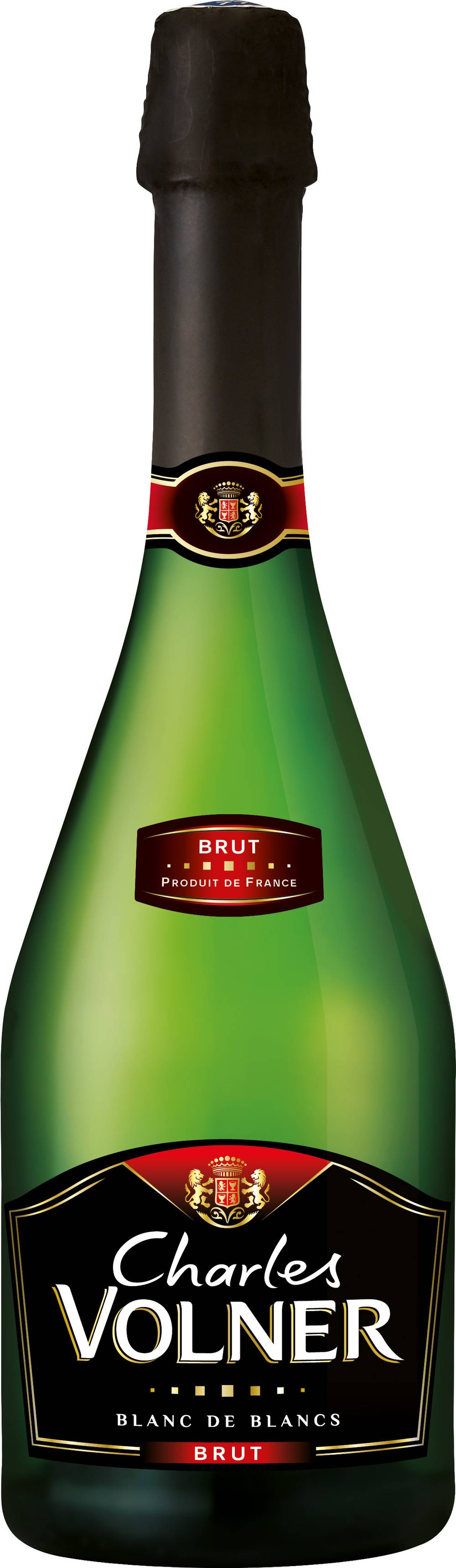 Charles Volner - Vin pétillant mousseux blanc de blancs (750 ml)