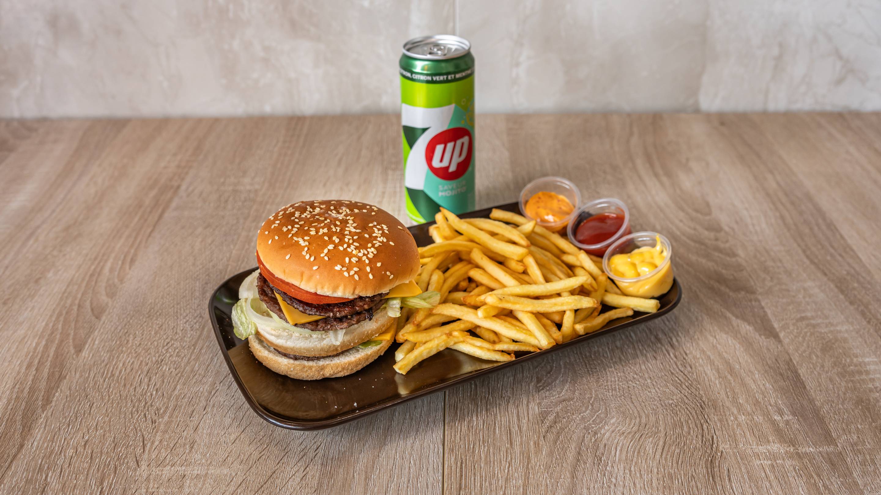 🍔 🥤 Menu Triple Beef Burger