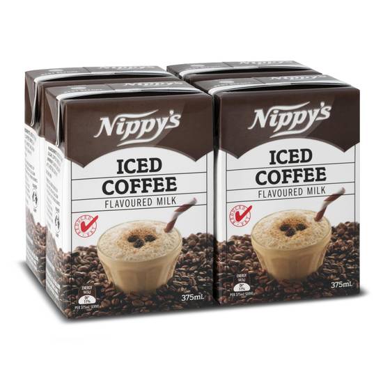Nippy's Coffee Flavoured Multipack Long Life Milk 375ml 4 Pk