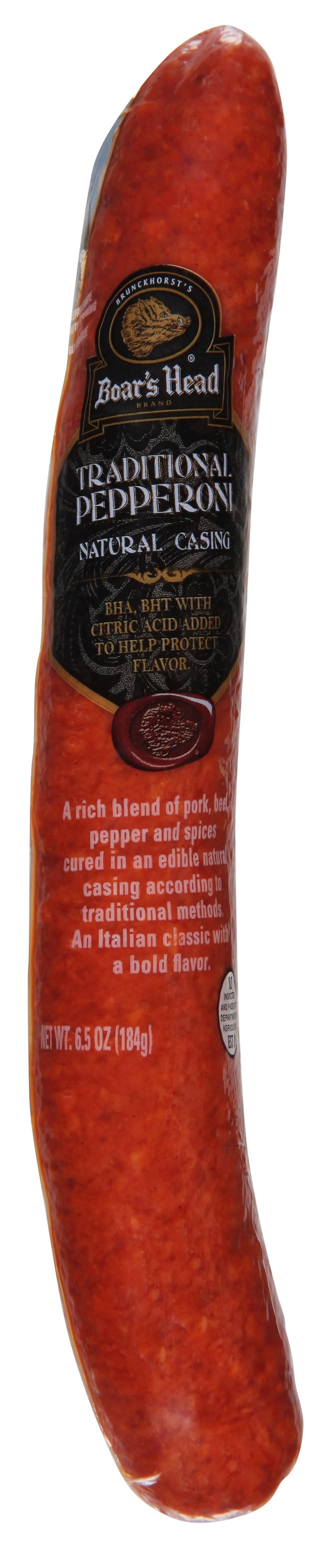 Boar's Head Natural Casing Traditional Pepperoni (6.5 oz)