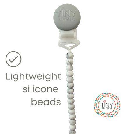 Tiny teethers attache-sucette avec pince tiny teethers - clip on pacifier clip (1 unit)
