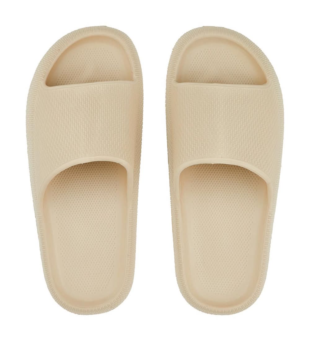Summer Men?S Tan Cloud Slide Sandals