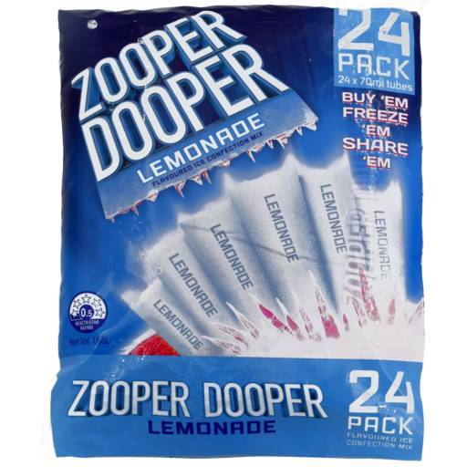 Zooper Dooper Lemonade 24x70ml