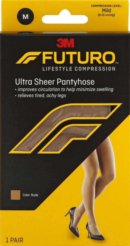 Futuro Nude Mild Compression Medium Ultra Sheer Pantyhose