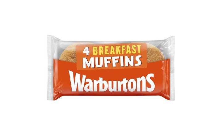Warburtons Breakfast Muffins 4's (373734) 