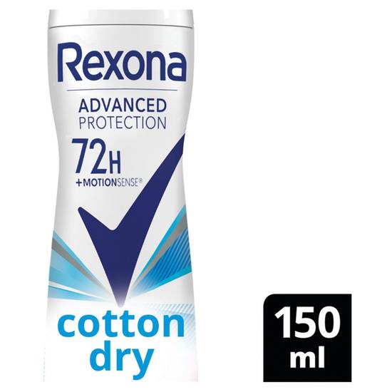 Rexona Women Deodorant 72h nonstop Spray Cotton Dry 150 ml