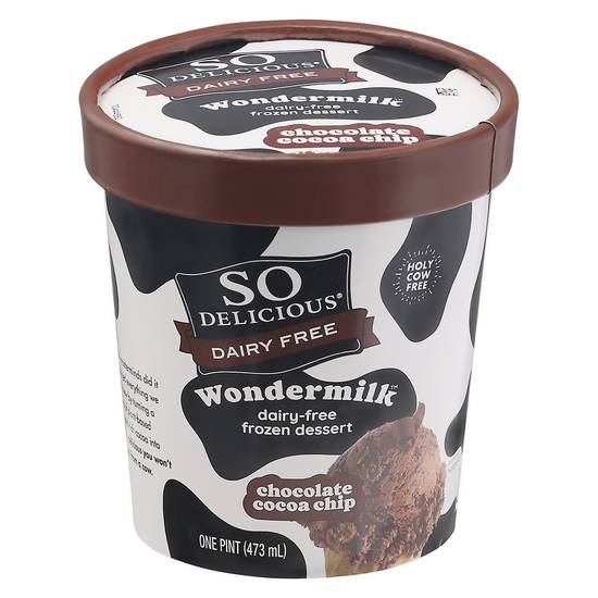 So Delicious Dairy Free Wondermilk Chocolate Cocoa Chip Frozen Dessert ...