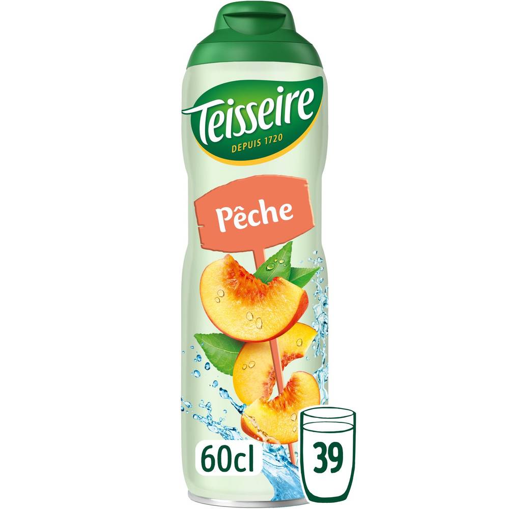 Teisseire - Sirop de iced tea pêche 39 verres (600ml)