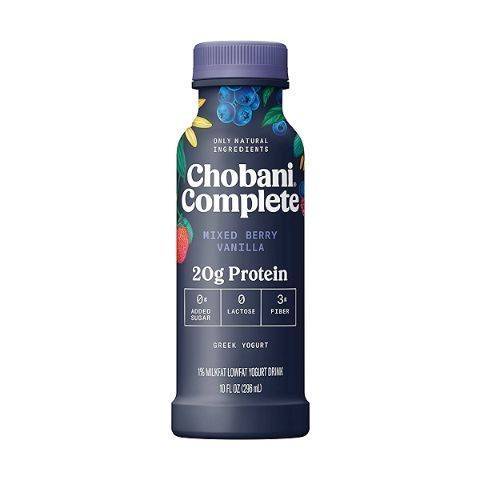 Chobani Complete Greek Shake Mixed Berry Vanilla 10 oz