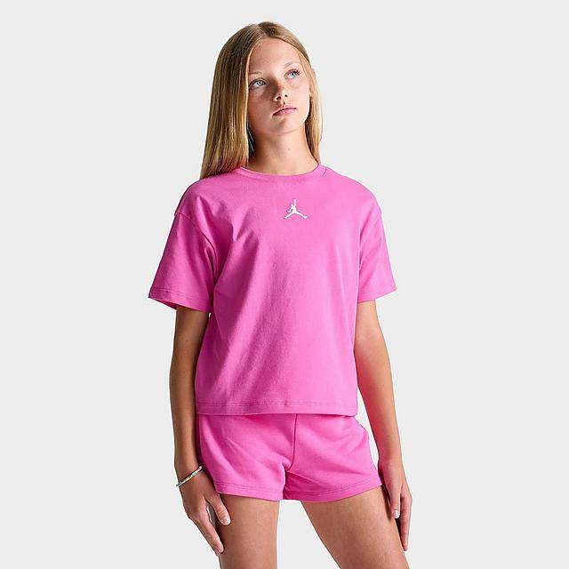 Girls' Jordan Essentials Boxy T-Shirt  (Medium)