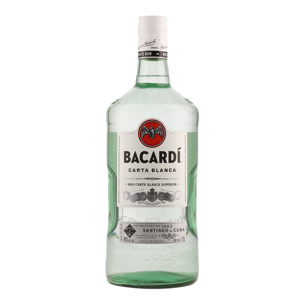 Bacardí · Ron carta blanca superior (1,75 L)