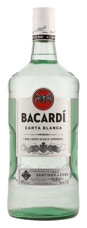 Bacardí · Ron carta blanca superior (1,75 L)