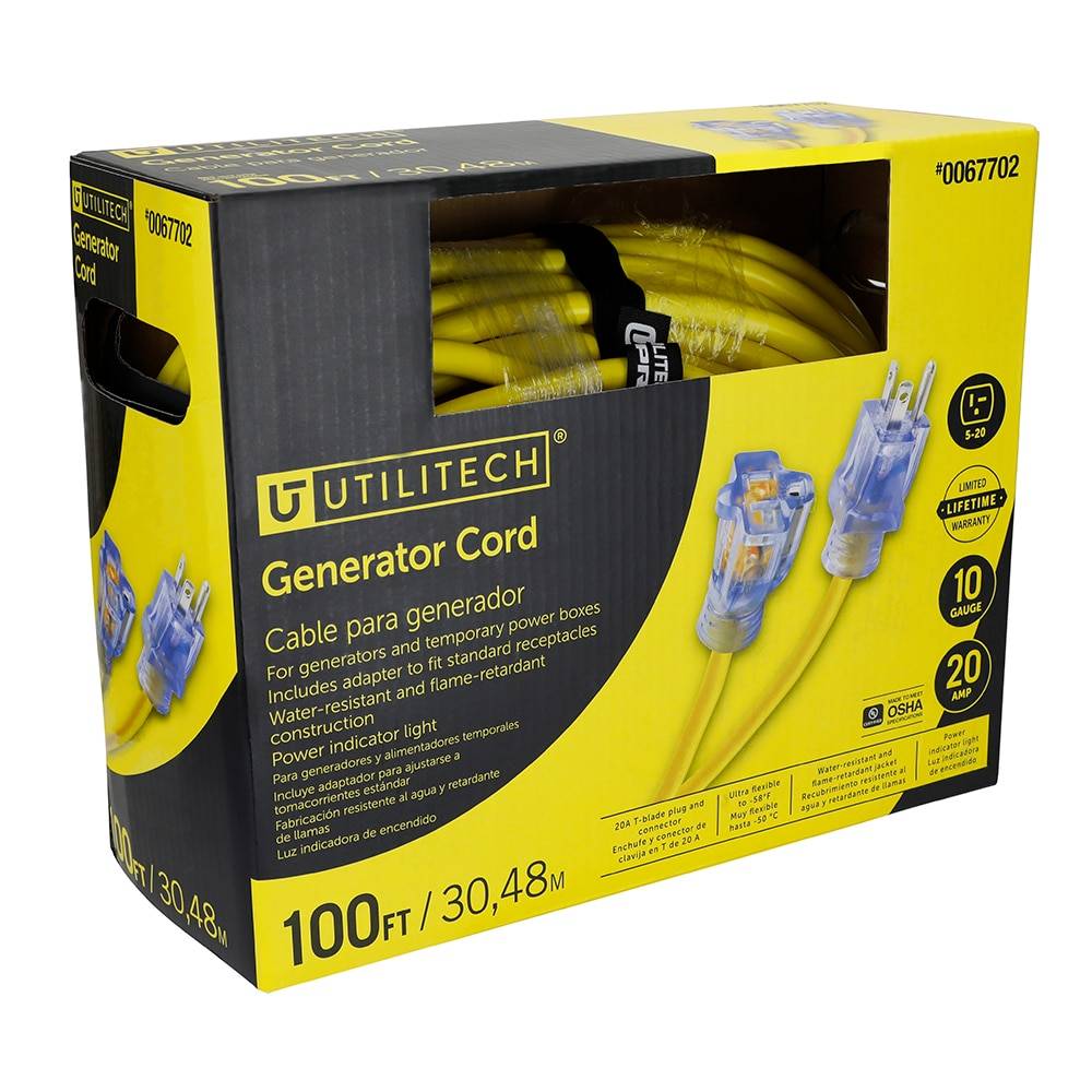 Utilitech Generator Cord | UTP711935