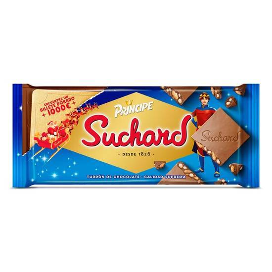 Turrón de Chocolate y Trocitos de Galleta PrÍncipe Suchard (260 g)