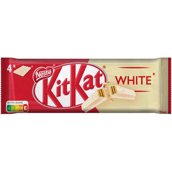 Nestlé - Kitkat white barre au chocolat blanc, 4pcs