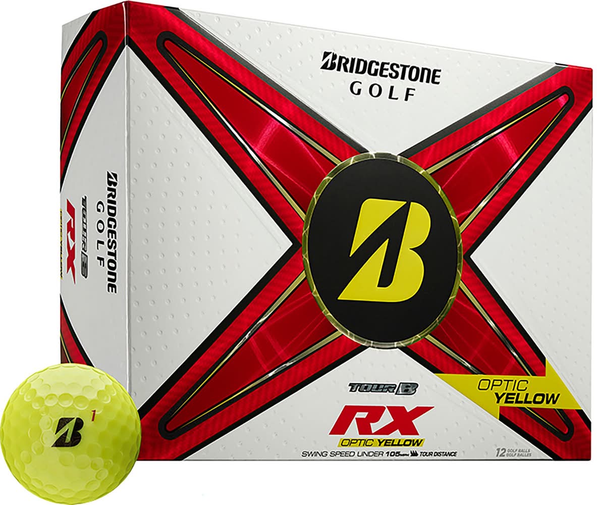 Bridgestone 2024 Tour B RX Golf Balls (Yellow)