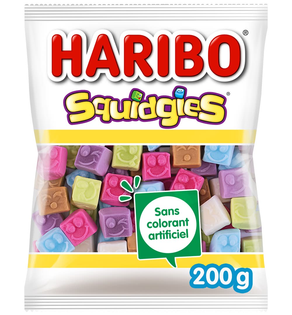 Haribo - Bonbons squidgies (200g)