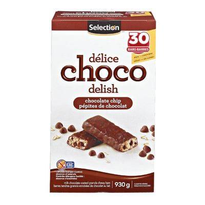 Selection Chocolate Chip Granola Chewy Bars (30 units)
