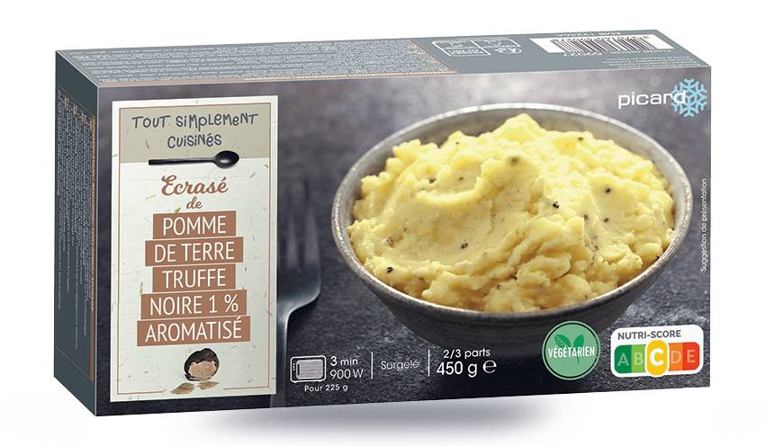 Ecrasé de pomme de terre à la truffe noire 1%