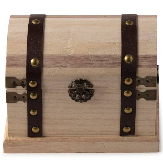 Make Market Wood Box With Metal Accents