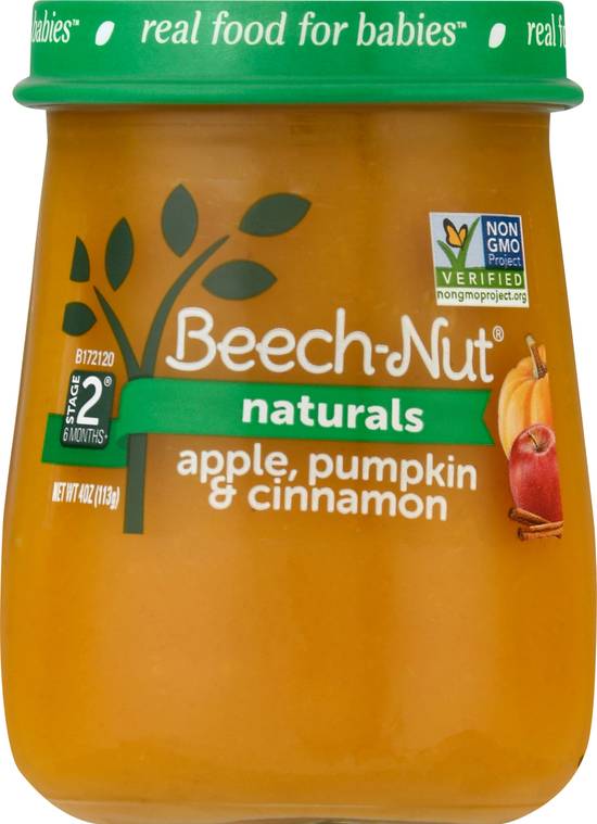 Beech-Nut Naturals Stage 2 Apple Pumpkin & Cinnamon Baby Food