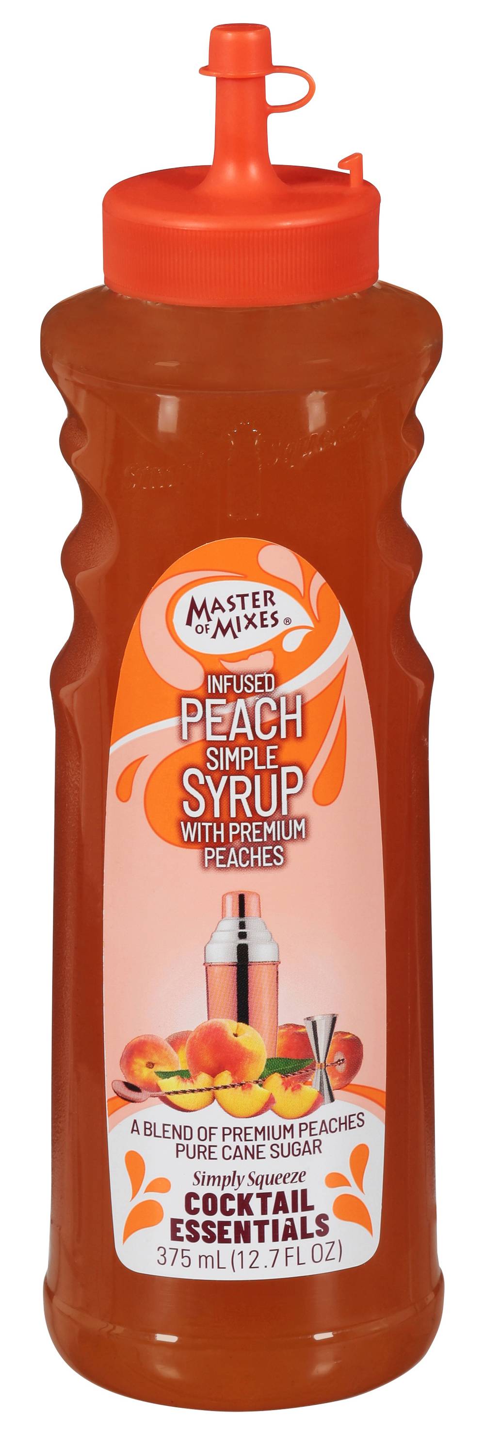 Master of Mixes Peach Syrup (375 ml)