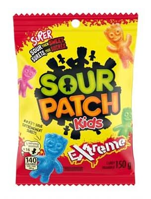 Sour Patch Kids Extreme Sweet Soft & Chewy Candy (150 g)