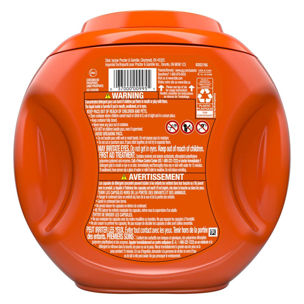 Tide PODS Liquid Laundry Detergent Pacs Original Scent 42ct