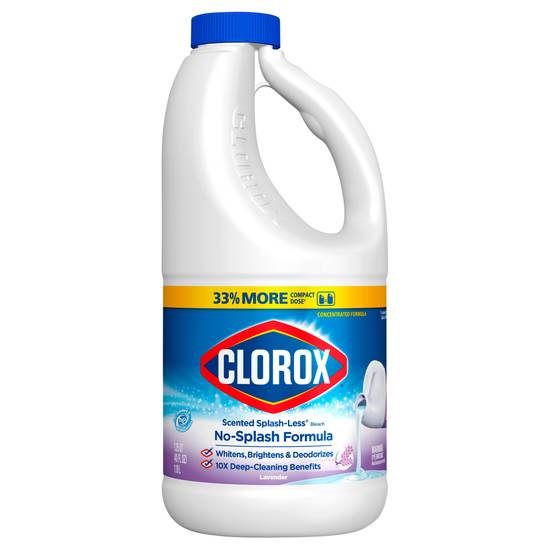 Clorox Splash-Less Lavender Scented Bleach
