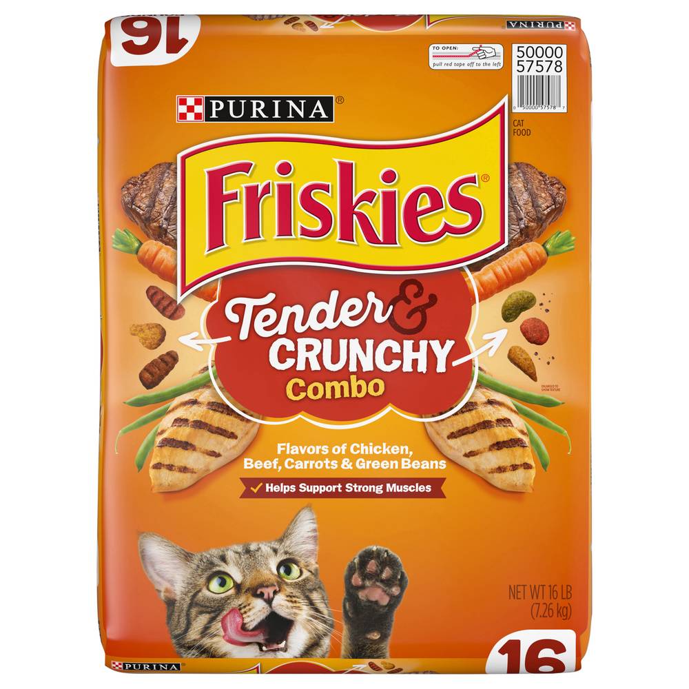 Friskies Tender & Crunchy Combo Cat Food (16 lbs)