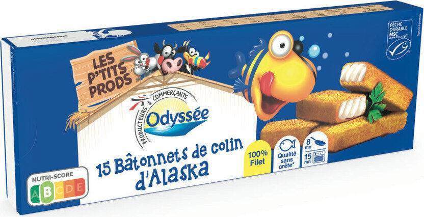 Bâtonnets de colin d'alaska - odyssee - 450g