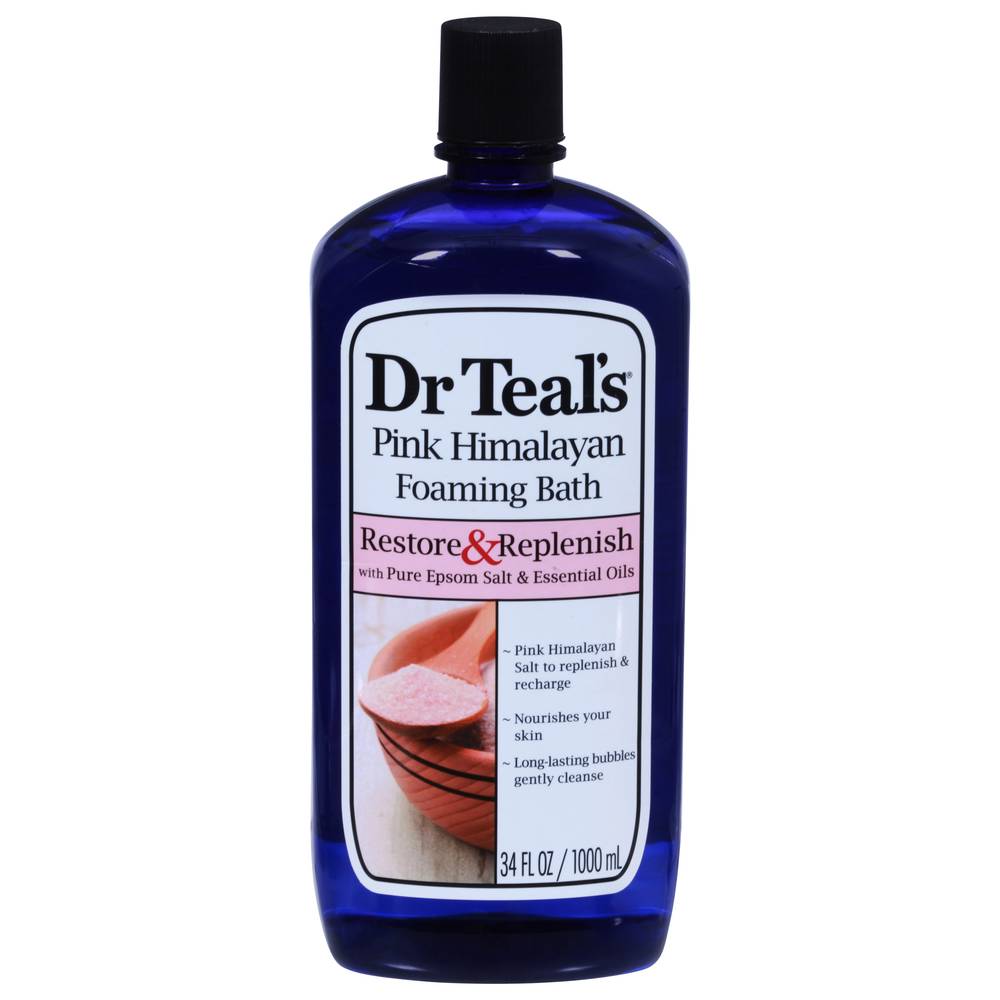 Dr Teal's Restore & Replenish Pink Himalayan Foaming Bath (34 fl oz)