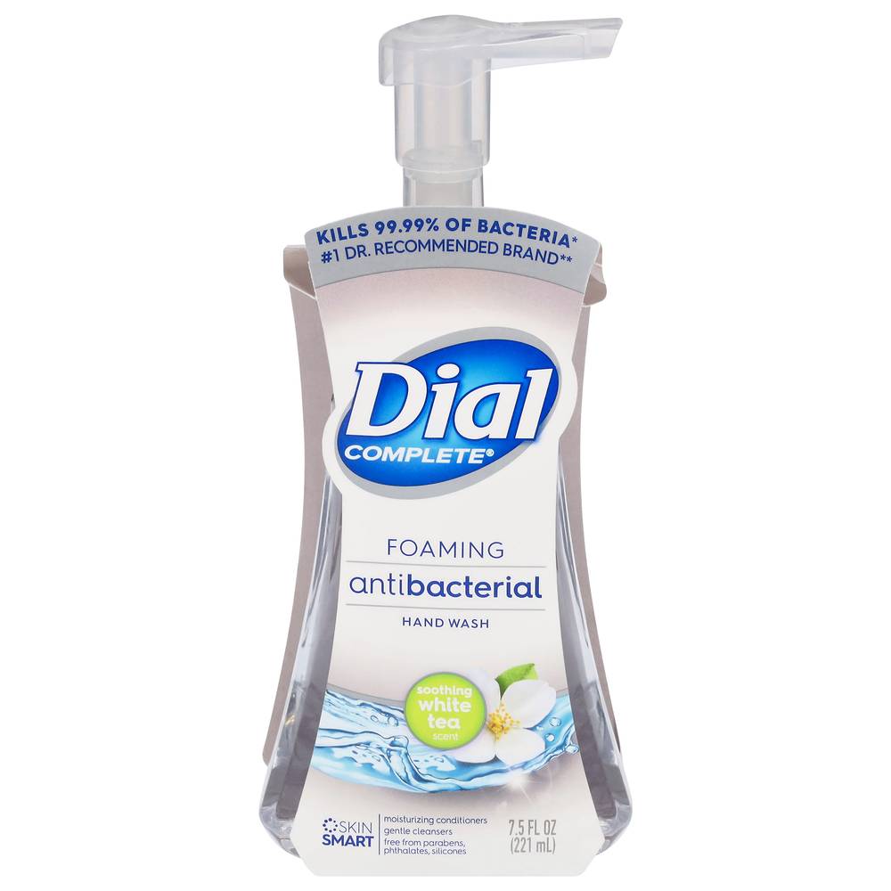 Dial Complete Antibacterial Soothing White Tea Hand Wash (7.5 fl oz)