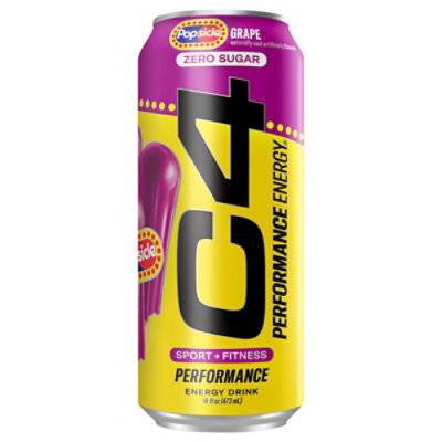 C4 Popsicle Performance Energy Drink (16 fl oz) (grape)