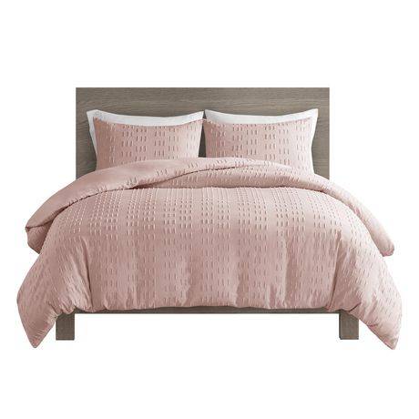 Hometrends Pia Duvet Cover Set (double/queen/blush)